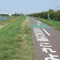 一人でサイクリング(狛江市)
